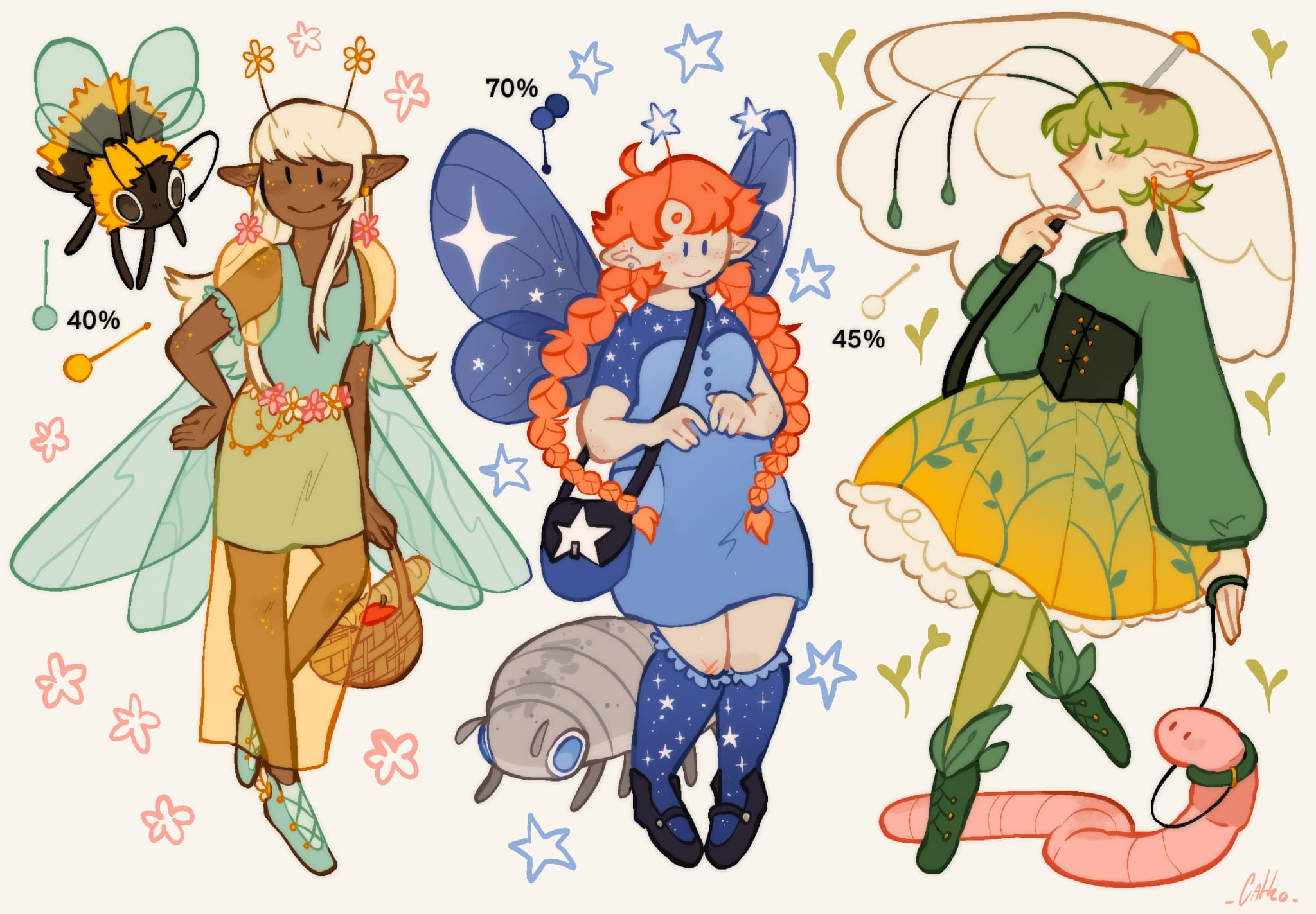 character design fairies
