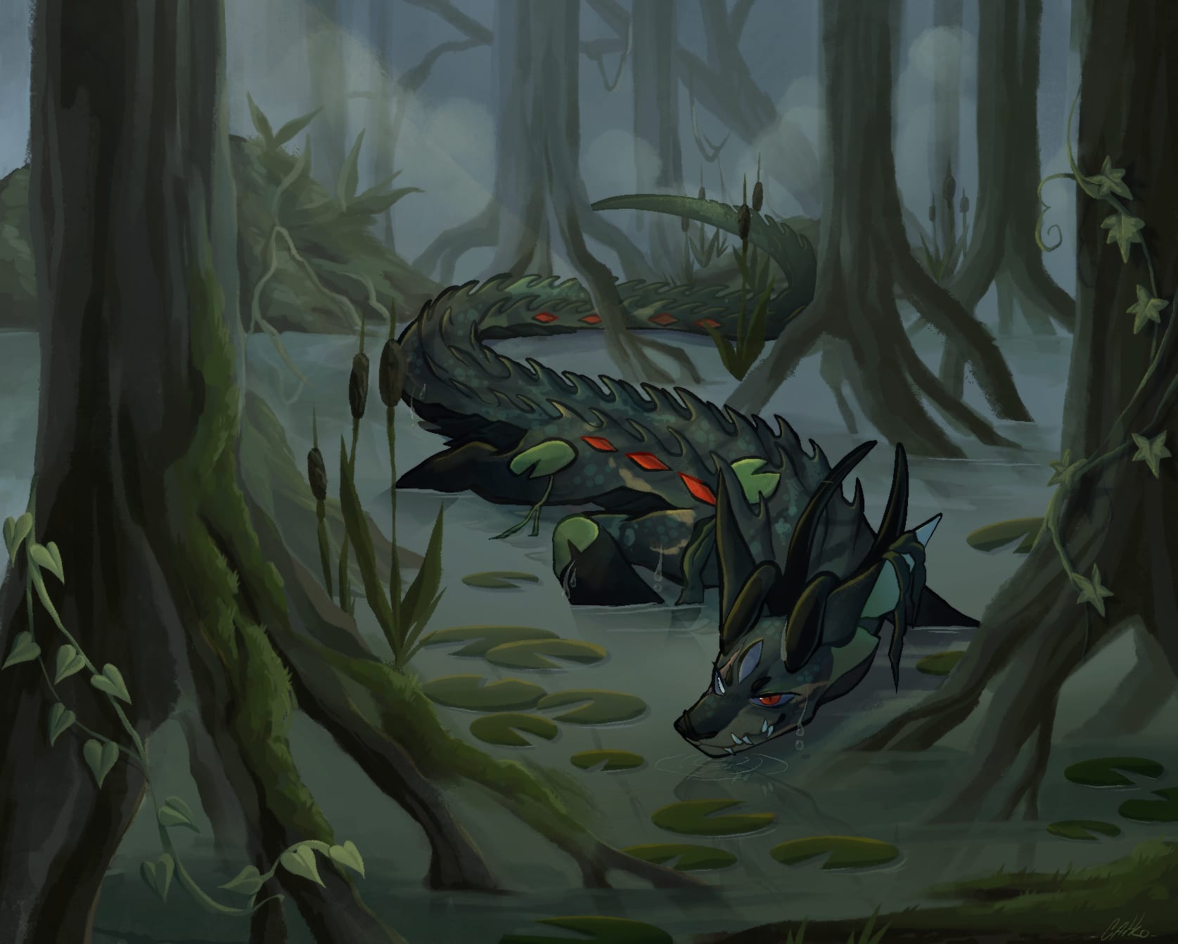 character design in environment